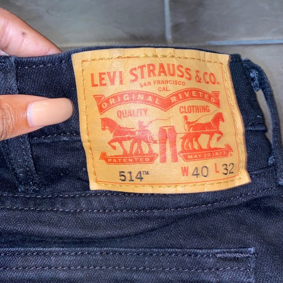 Black Levi’s Men’s Jeans - Style 514 skinny jeans - Picture 2 of 2